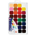 Акварель " Луч " Классика 32цв медовая, без кисти, пластиковая упаковк, европодвес