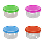Контейнер пластиковый для пищевых продуктов, 0,15л, ассорти (без возможности выбора цвета), Кнопа " Милих "