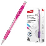 Карандаш механический " Hatber " Daily Color 0,5мм ассорти с ластиком, 2 запасных грифеля