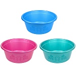 Таз " Милих " 15л пластмассовый, с крышкой, ассорти (без возможности выбора цвета)