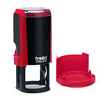 Оснастка для печати " Trodat " Printy d=30мм с крышкой, корпус красный