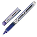 Роллер автоматический " Pilot " Hi-Tecpoint синий 0,5мм с жидкими чернилами, игольчатый пишущий узел, резиновый держатель, металическая клипса, тонированный корпус под цвет чернил