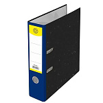 Папка регистратор А4 75мм мрамор Dolce Costo(без мет.угол) СИНИЙ КОРЕШОК (СОБРАН)