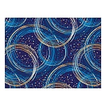 Конверт для подарочного сертификата " Праздник " 170 Круги и звездочки, 100*74мм, без отделки