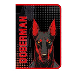 Папка для труда " Пчелка " А4 (325*230*25мм) ПТР-5 Doberman, молния вокруг, печать на пластике