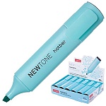 Текстовыделитель 1-5мм, бирюзовый, Newtone " Hatber " картонная упаковка