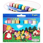 Мел цветной 9шт " Алгем "