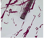 Упаковочная пленка " Миленд " 70см*7,5м Мрамор, фуксия, в рулоне, 40мкм, прозрачная