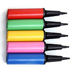 Насос для шаров ручной 26см, ассорти