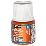 Краска по ткани " Pebeo " Setacolor мерцающая 45мл кирпичный