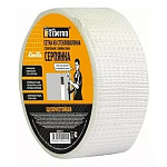 Сетка из стекловолокна Серпянка 43ммх90м строительная самоклеющаяся, "Fiberon"