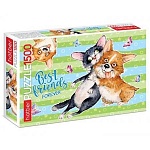 Пазлы " Hatber " 1500элементов Из жизни корги 67*48см, картонная упаковка