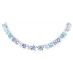 Гирлянда " Праздник " 948 Здравствуй, сыночек! Голубые шары и медвежонок, 2м 50см, глянцевый УФ-лак