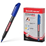 Маркер для CD/DVD " Erich Krause " Р-70 синий 1мм пулевидный наконечник перманентный