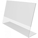 Ценникодержатель L-образный P-Pricer 80*60мм горизонтальный