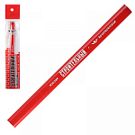 Карандаш " ВКФ " Строительный 2М (2B), корпус плоский, для работ по дереву, металлу, пакет, европодвес