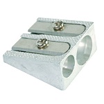 Точилка " Erich Krause " Ferro Plus металлическая на два отверстия