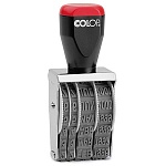 Датер ручной металлический " Colop " месяц буквами, высота шрифта 7мм