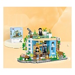 Конструктор " Рыжий кот " Balody 638 элементов, картонная упаковка 20*15,3*6,9см