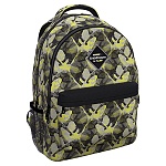 Рюкзак " Erich Krause " 44*23*33см EasyLine 20L Missed Elephant, зеленый, мягкая спинка, 2 отделения, внешний карман на передней стенке на молнии, 2 боковых кармана, регулируемые лямки, кармашек на молнии на лямке