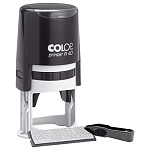 Печать самонаборная " Colop " 2 круга, d=40, черная, касса в комплекте