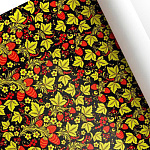 Упаковочная бумага " Интерпак " 68,5см*10м в рулоне, Былина, 90г/м2