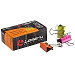 Зажимы " Lamark " цветные 25мм 12шт/уп