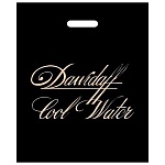 Пакет ПЭ " Миленд " с вырубной ручкой ПВД, 40*50см 40мкм Чёрный Д