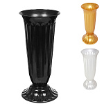 Ваза " Милих " Цветочная №3, 6л, h=460мм, d=220мм, пластик, ассорти (без возможности выбора)