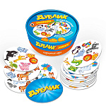 Игра развивающая " Русский стиль " Дублик Зоопарк, состав: 30 картонных карточек, картонная упаковка 10*10*4,6см, от 4лет