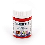 Краска акриловая " Decola " 50мл глянцевая красная