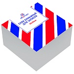 Блок бумаги " Attomex " 9*9*5см белый, непроклеенный, плотность 70г/м, 70% белизна