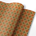 Упаковочная бумага крафт " Интерпак " 70см*10м в рулоне, Панно, 60г/м2