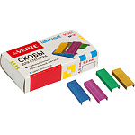 Скобы №10 " deVente " цветная сталь, до 20л, 1000шт