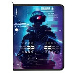 Папка на молнии " Erich Krause " А4 (251*330*30мм) Cyber Game разноцветная, пластик 0,55мм, текстура поверхности- песок