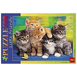 Пазлы " Hatber " 500элементов Дружные котята 46*34см, картонная упаковка