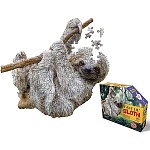 Пазлы контурные " I Am " 100элементов Ленивец 76,2*71,1см, картоннная упаковка