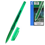 Ручка шариковая " Pilot " Super Grip G" зеленая 0,7мм, толщина письма 0,22мм, резиновый держатель, чернила на масляной основе, прозрачный корпус, картонная упаковка