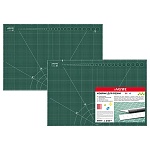 Коврик для резки " deVente " А1 зеленый, непрорезаемый, толщина 3 мм, двухсторонний, трехслойный