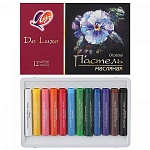 Пастель " Луч " Люкс 12цв масляная, круглой формы в пластиковой подложке