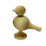 Деревянная заготовка из липы " Мастерская РуТвор " Свисток Птичка, h= 80мм