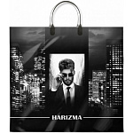 Пакет ПЭ " Интерпак " с пластиковой ручкой ПВД, 38*35см 90мкм Харизма