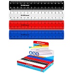 Линейка " Erich Krause " Classic, 15см, пластиковая, ассорти, дисплей