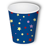 Набор стаканов " Миленд " 250мл, флоупак, Звёздочки и конфетти, в наборе 6шт