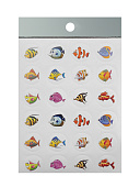 Наклейки " KWELT " А6 Рыбки, без отделки