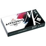 Краски акриловые художественные " Мастер-Класс "  8цв по 18мл, в тубах, картонная упаковка