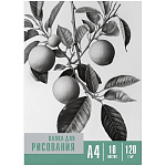 Папка для рисования " Проф-Пресс " А4 10л Черно-белые мотивы-3, плотность - 120г/м2