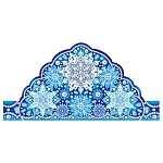 Маска Новогодняя картонная " Мир открыток " 3-03 Корона, Новогодняя, блёстки в лак