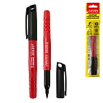 Маркер промышленный " deVente " Repair & Craft, черный, 2-3мм, пулевидный наконечник, круглый корпус, перманентный, для пыльных и маслянных поверхностей, пакет, европодвес