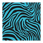 Упаковочная бумага " Миленд " 70см*100см 10 листов Голубая зебра, в рулоне, 90г/м2